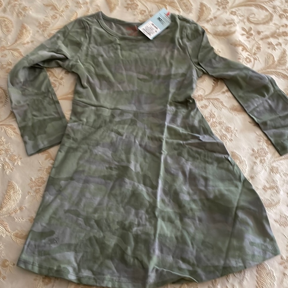 Girls camouflage dress